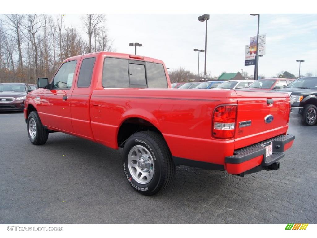 2011 Ranger XLT SuperCab - Torch Red / Medium Dark Flint photo #29