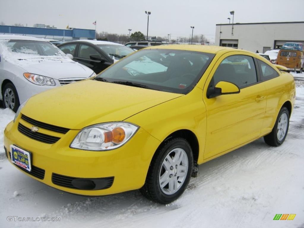 Rally Yellow 2005 Chevrolet Cobalt LS Coupe Exterior Photo #44921264