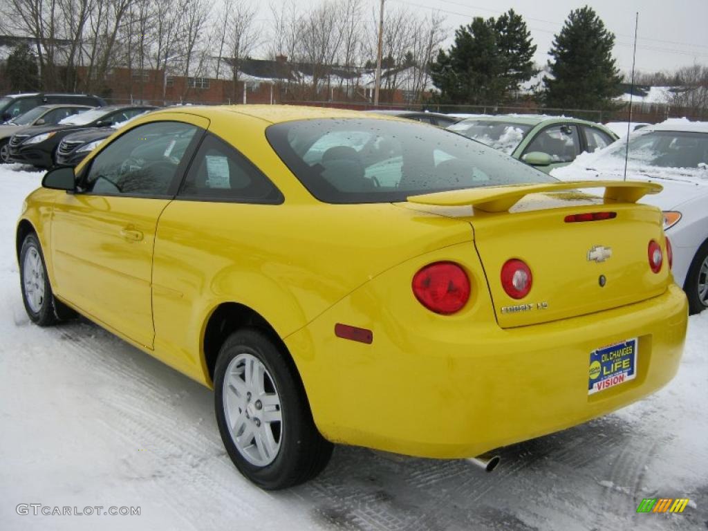 Rally Yellow 2005 Chevrolet Cobalt LS Coupe Exterior Photo #44921515