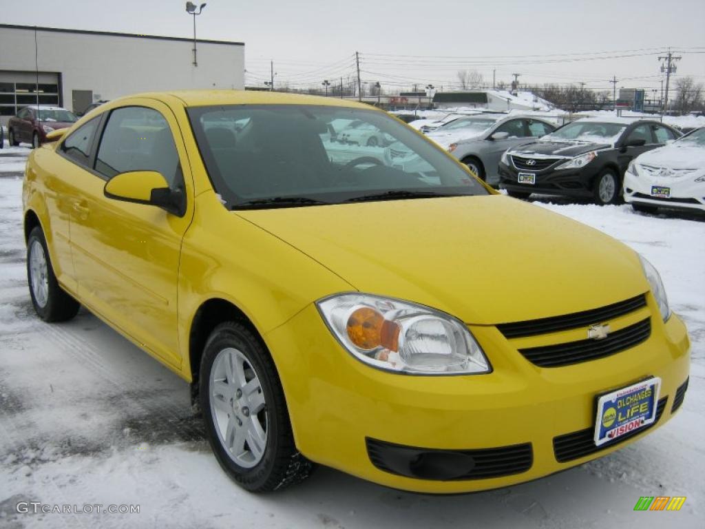 Rally Yellow 2005 Chevrolet Cobalt LS Coupe Exterior Photo #44921552