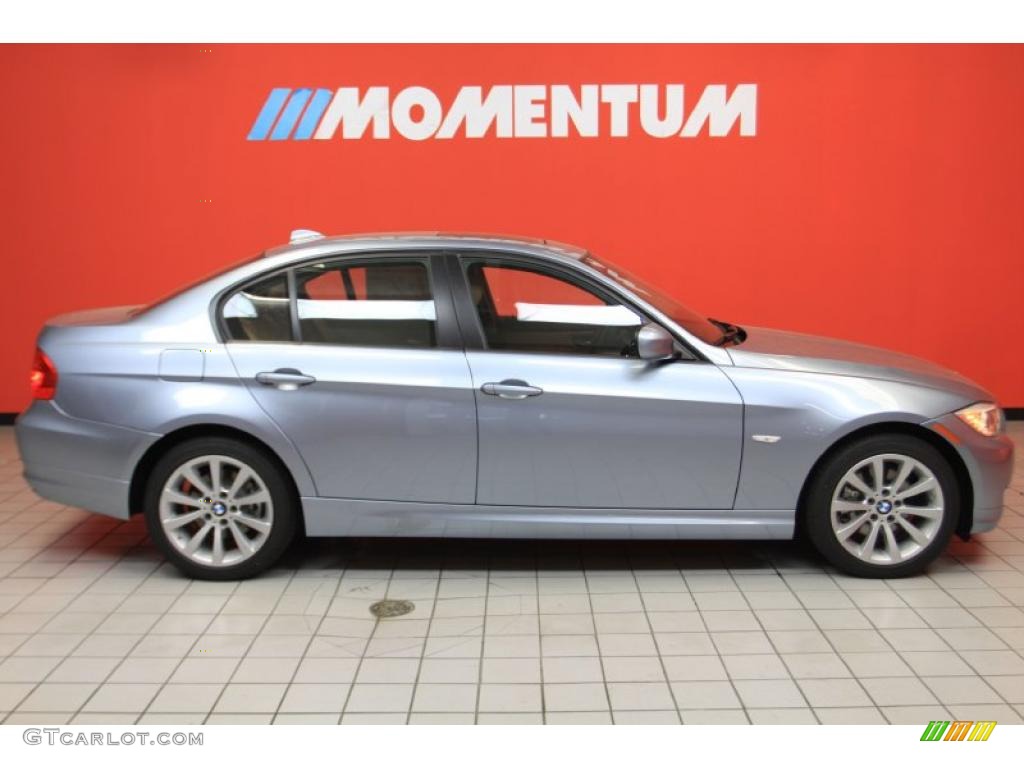 2011 3 Series 328i Sedan - Blue Water Metallic / Saddle Brown Dakota Leather photo #4