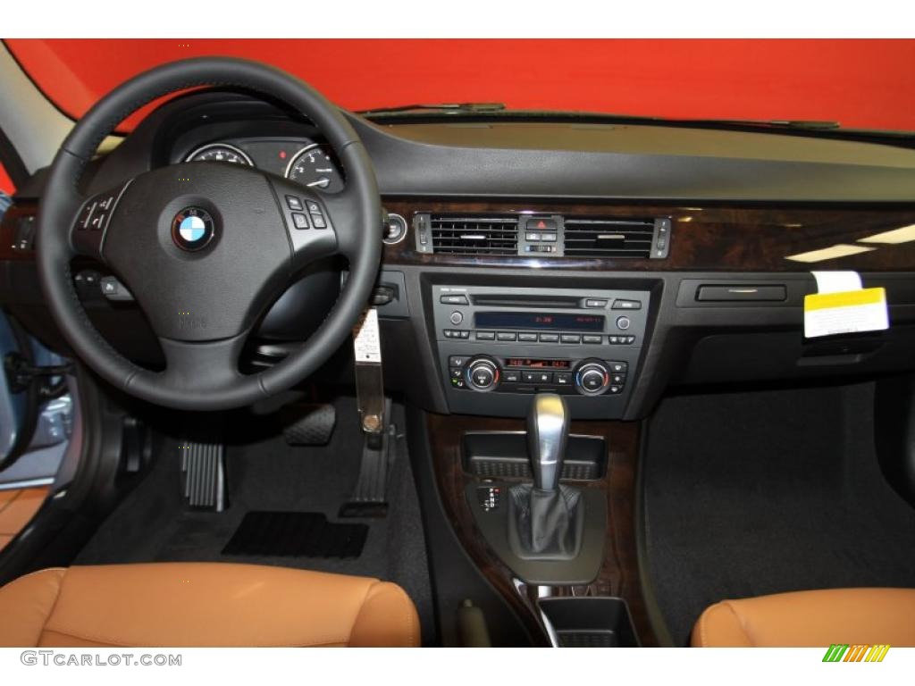 2011 3 Series 328i Sedan - Blue Water Metallic / Saddle Brown Dakota Leather photo #5