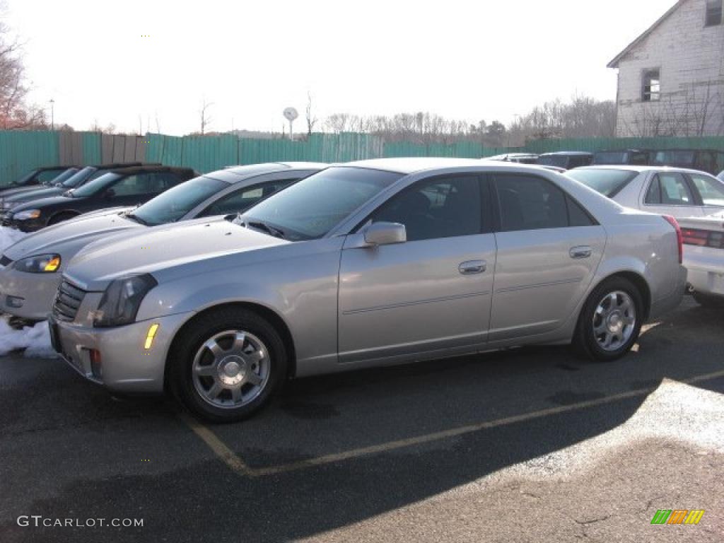 2004 CTS Sedan - Silver Smoke / Light Gray/Ebony photo #2