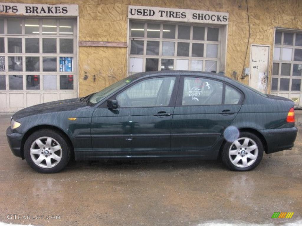 2004 3 Series 325xi Sedan - Oxford Green Metallic / Black photo #3