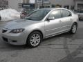 2007 Sunlight Silver Metallic Mazda MAZDA3 i Sport Sedan  photo #2