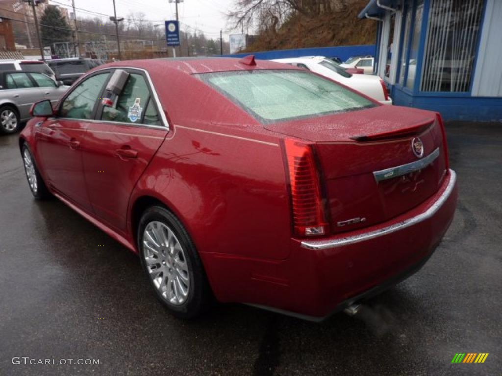 Crystal Red Tintcoat 2010 Cadillac CTS 4 3.6 AWD Sedan Exterior Photo #44923884