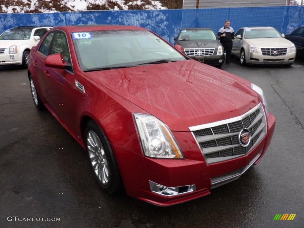 Crystal Red Tintcoat 2010 Cadillac CTS 4 3.6 AWD Sedan Exterior Photo #44923976