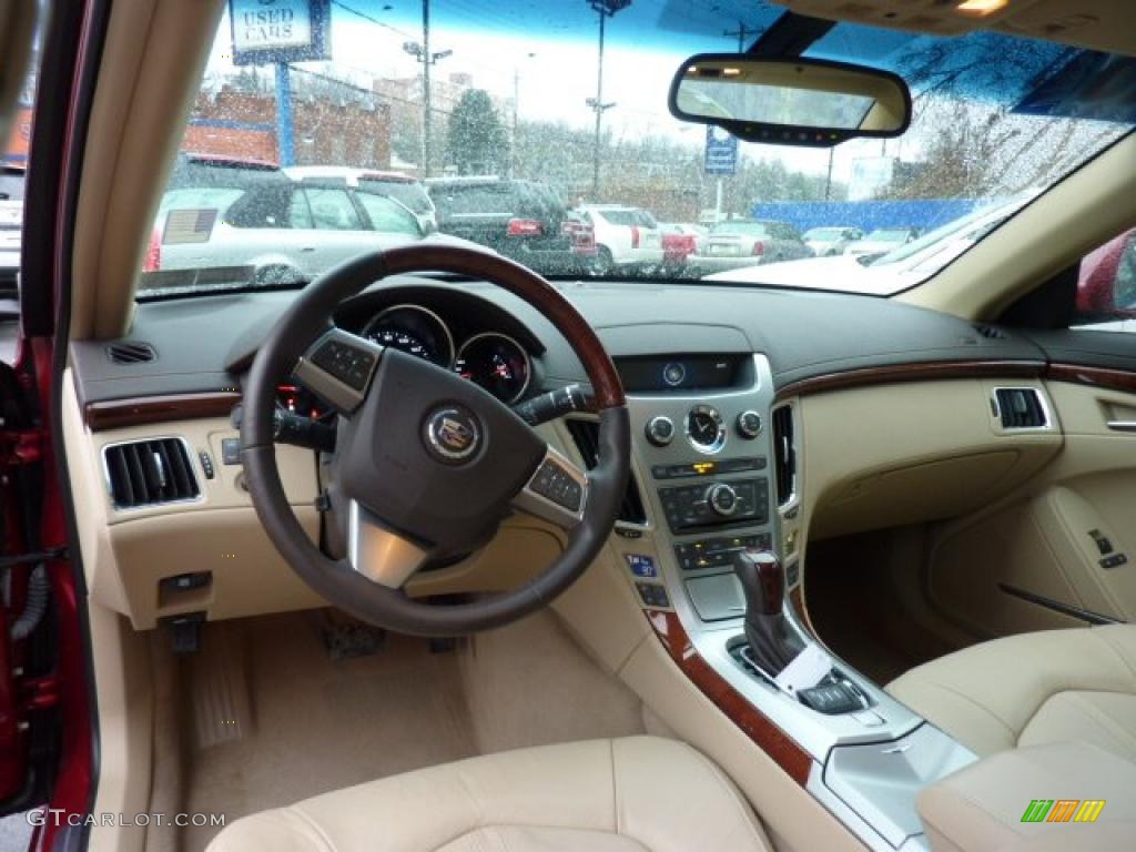2010 Cadillac CTS 4 3.6 AWD Sedan Cashmere/Cocoa Dashboard Photo #44924028