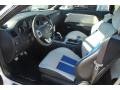 Pearl White/Blue Prime Interior Photo for 2011 Dodge Challenger #44924095