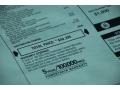 2011 Dodge Challenger SRT8 392 Inaugural Edition Window Sticker