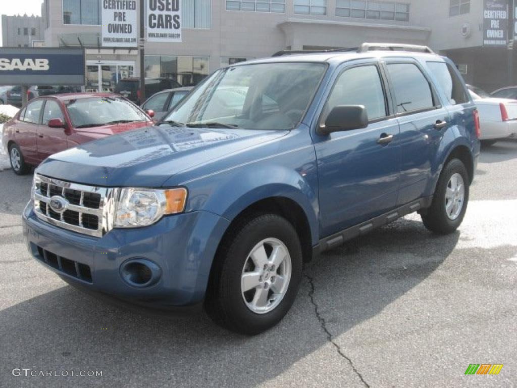 2009 Escape XLS - Sport Blue Metallic / Stone photo #2