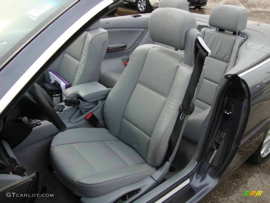 Grey Interior 2003 BMW 3 Series 330i Convertible Photo #44926245