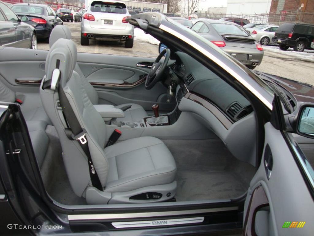 Grey Interior 2003 BMW 3 Series 330i Convertible Photo #44926277