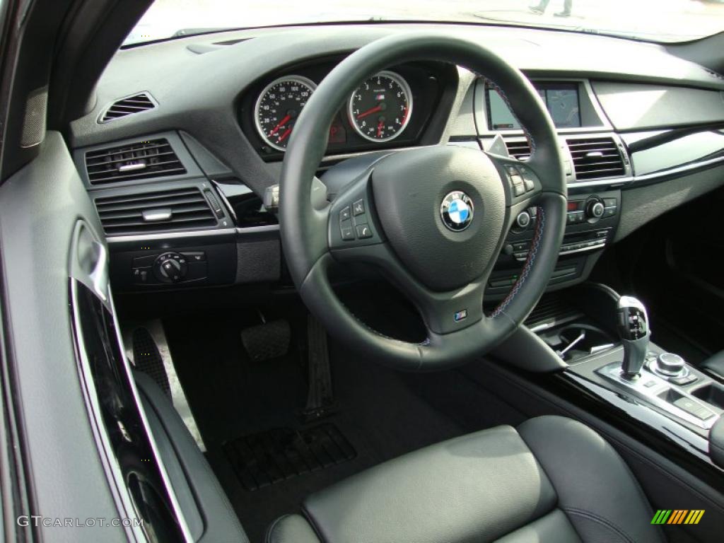 2010 BMW X5 M Standard X5 M Model Black Dashboard Photo #44928382