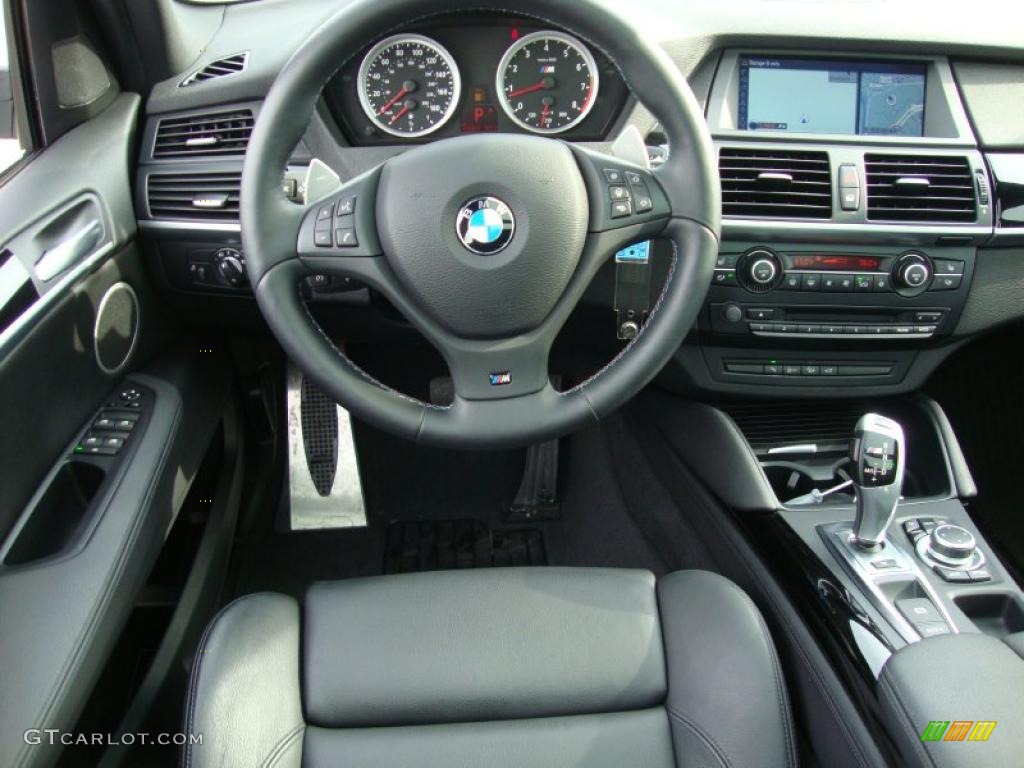 2010 BMW X5 M Standard X5 M Model Black Dashboard Photo #44928726
