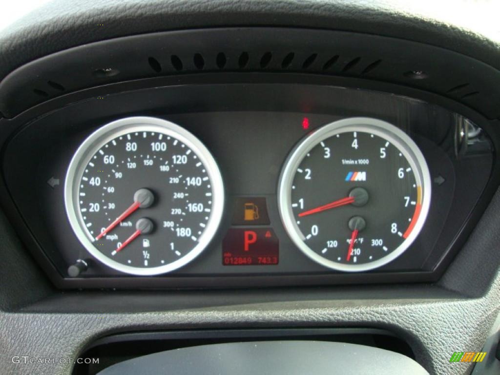 2010 BMW X5 M Standard X5 M Model Gauges Photo #44929023