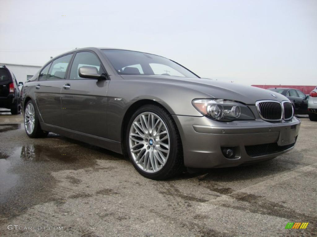 Sterling Grey Metallic 2007 BMW 7 Series 750Li Sedan Exterior Photo #44929231