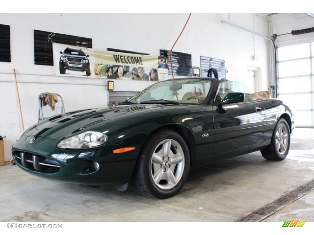 Brooklands Green 1997 Jaguar XK XK8 Convertible Exterior Photo #44930093