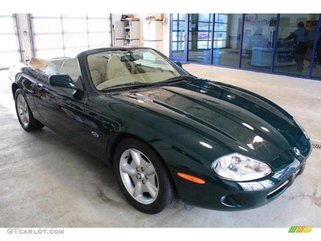 Brooklands Green 1997 Jaguar XK XK8 Convertible Exterior Photo #44930189