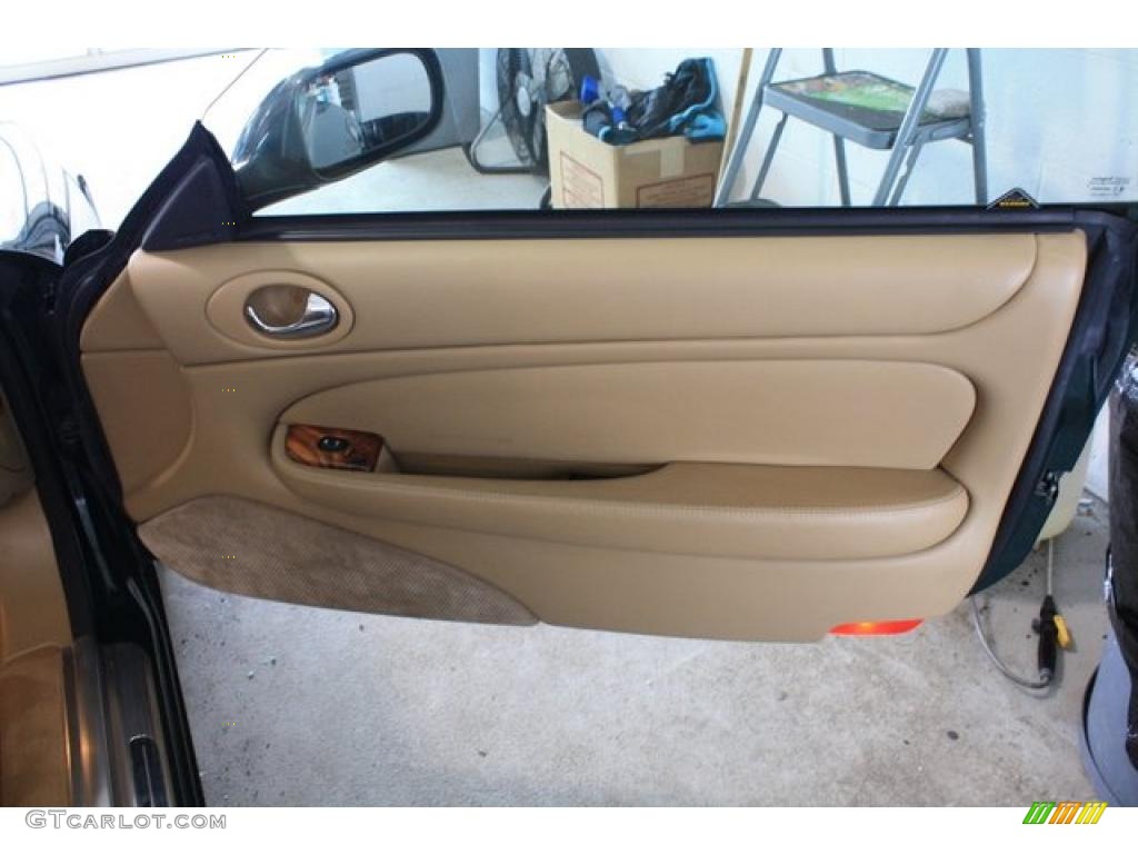1997 Jaguar XK XK8 Convertible Coffee Door Panel Photo #44930309