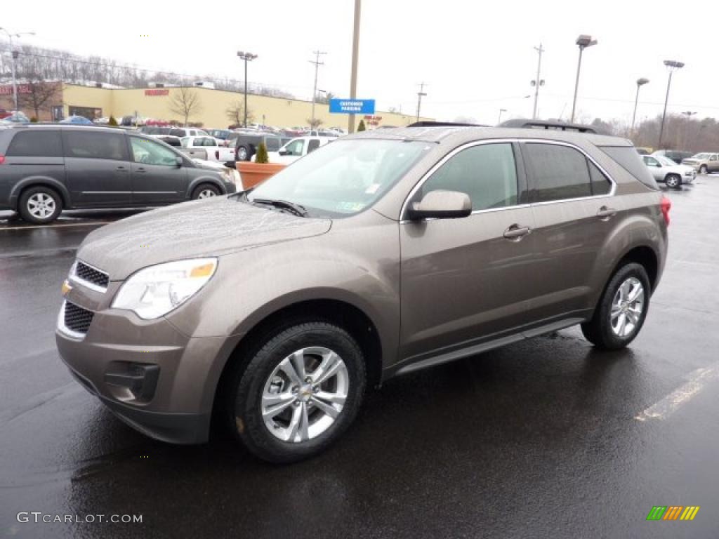 Mocha Steel Metallic 2011 Chevrolet Equinox LT AWD Exterior Photo #44931305