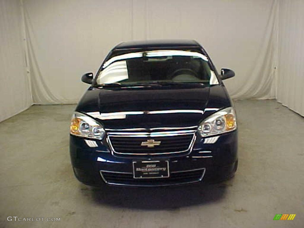 2007 Malibu LT Sedan - Dark Blue Metallic / Titanium Gray photo #3