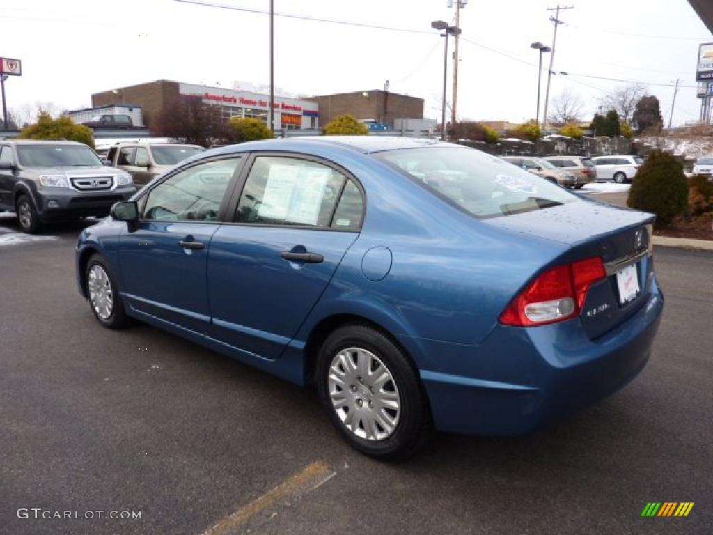 Atomic Blue Metallic 2009 Honda Civic DX-VP Sedan Exterior Photo #44935449
