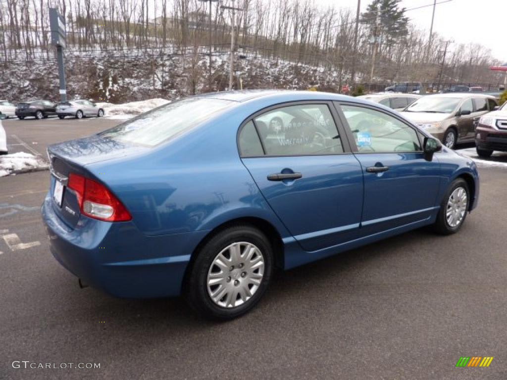 Atomic Blue Metallic 2009 Honda Civic DX-VP Sedan Exterior Photo #44935481