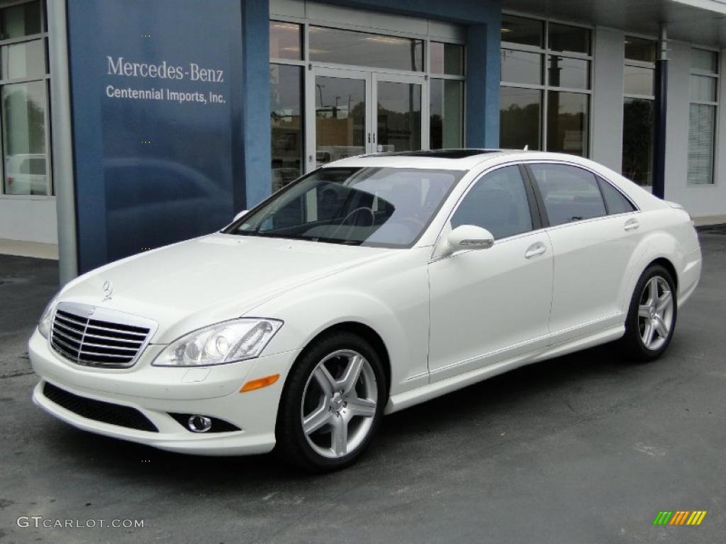 2007 S 550 Sedan - Alabaster White / Grey/Dark Grey photo #5