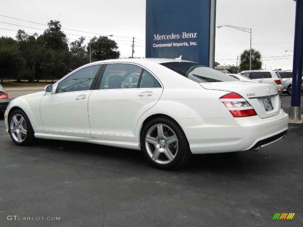 2007 S 550 Sedan - Alabaster White / Grey/Dark Grey photo #7