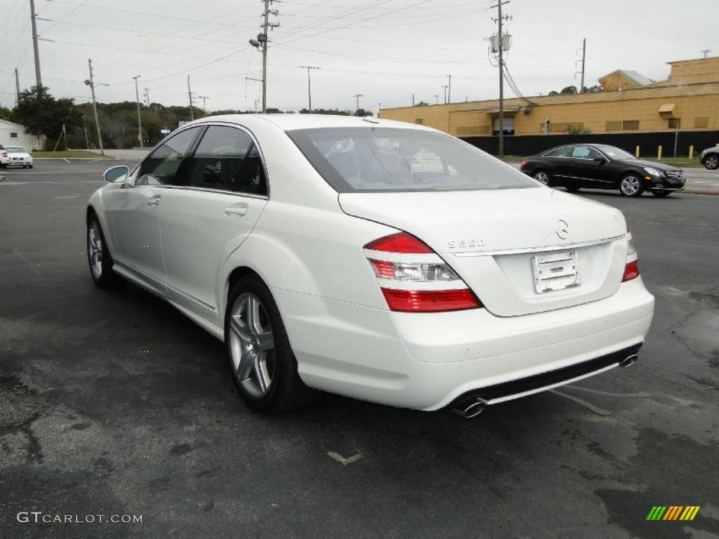 2007 S 550 Sedan - Alabaster White / Grey/Dark Grey photo #8
