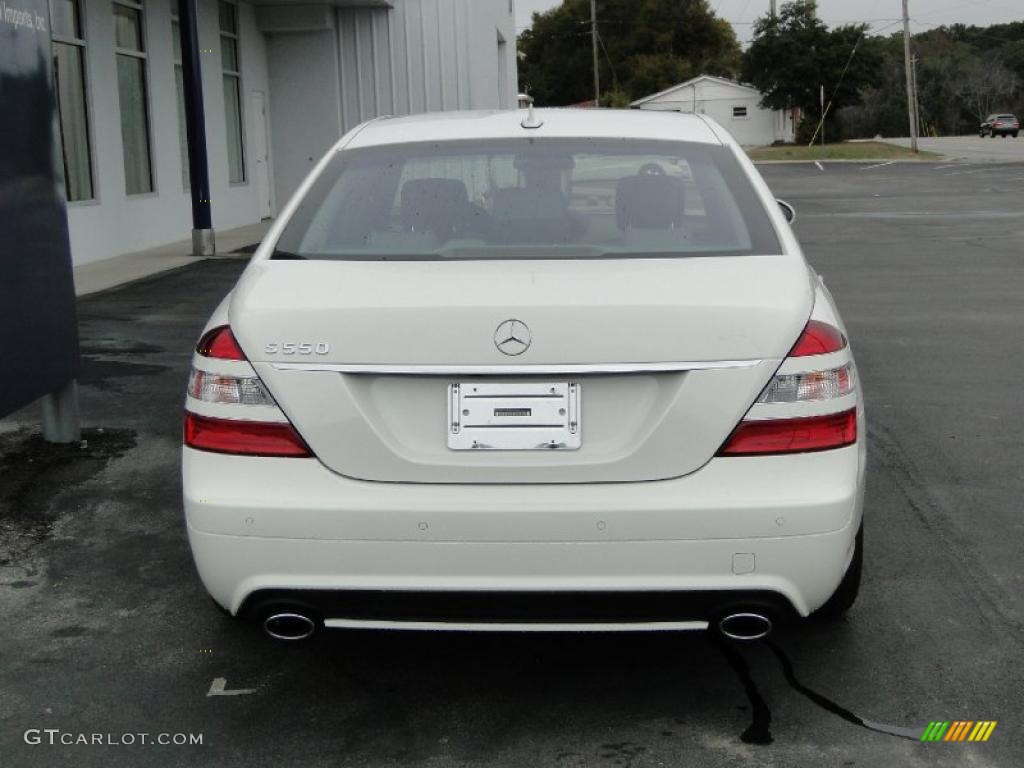 2007 S 550 Sedan - Alabaster White / Grey/Dark Grey photo #9