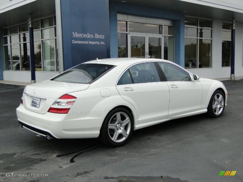 2007 S 550 Sedan - Alabaster White / Grey/Dark Grey photo #10