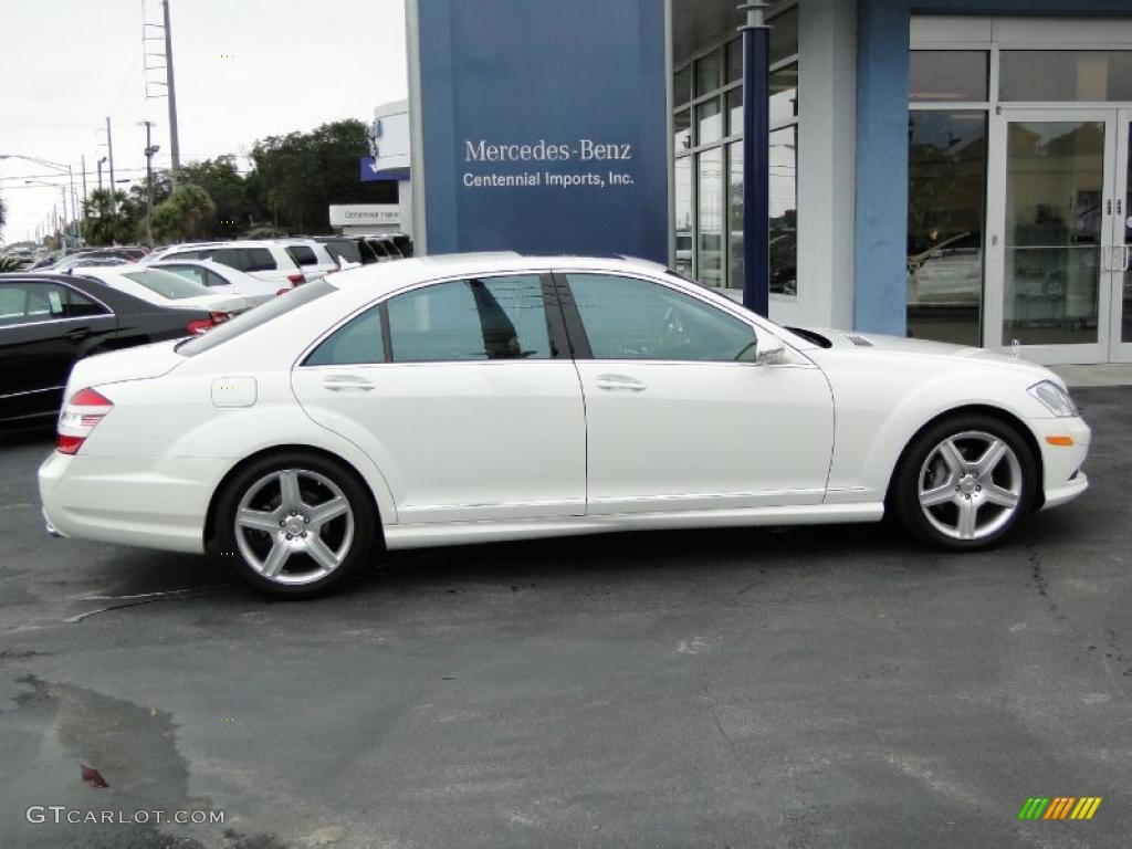 2007 S 550 Sedan - Alabaster White / Grey/Dark Grey photo #11