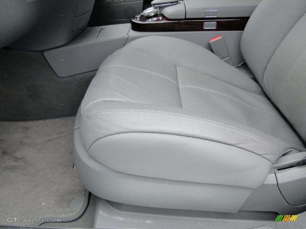 2007 S 550 Sedan - Alabaster White / Grey/Dark Grey photo #15