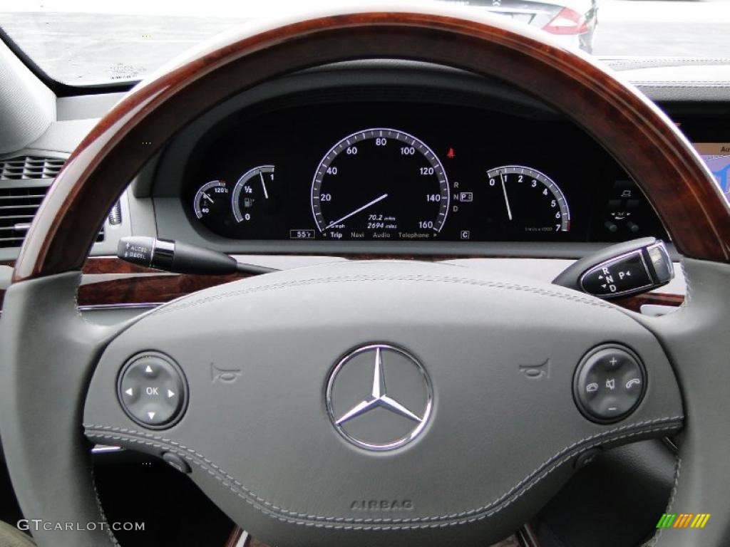 2007 S 550 Sedan - Alabaster White / Grey/Dark Grey photo #19