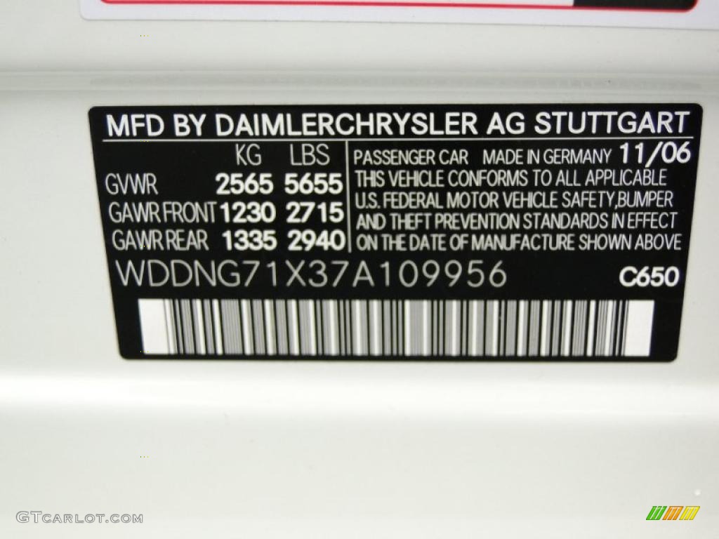 2007 S 550 Sedan - Alabaster White / Grey/Dark Grey photo #44