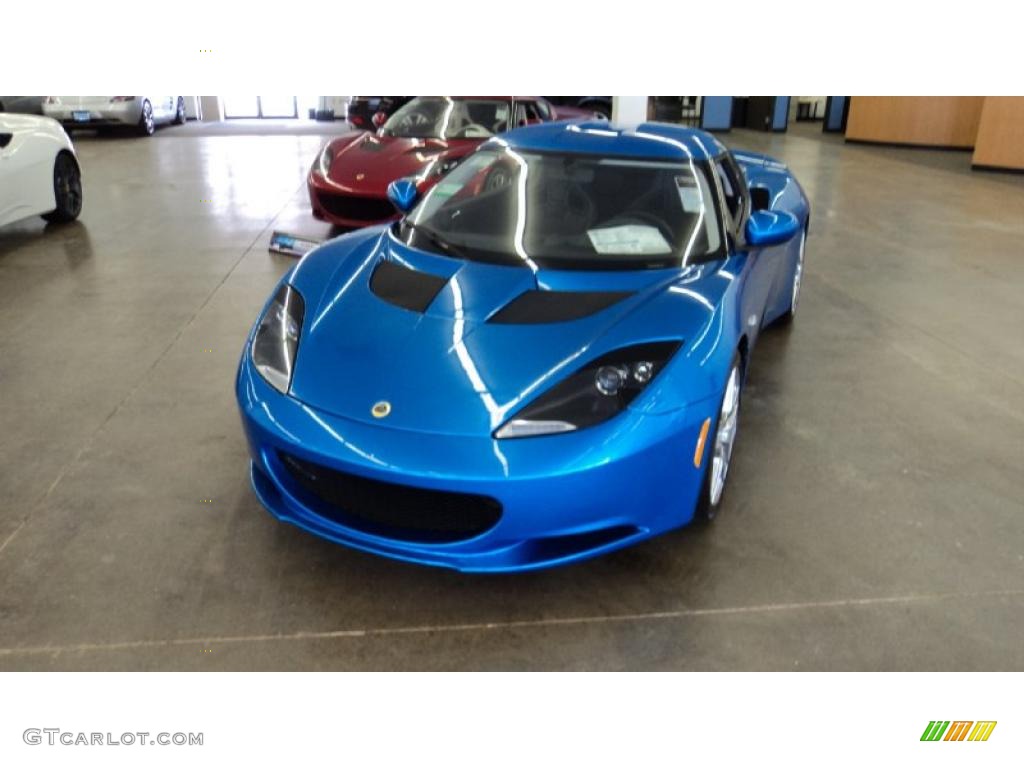 2011 Evora Coupe - Laser Blue / Charcoal photo #2