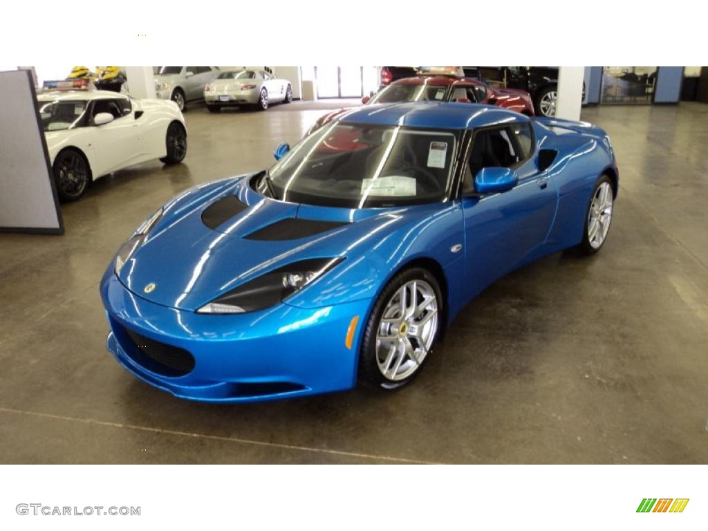 Laser Blue 2011 Lotus Evora Coupe Exterior Photo #44938185