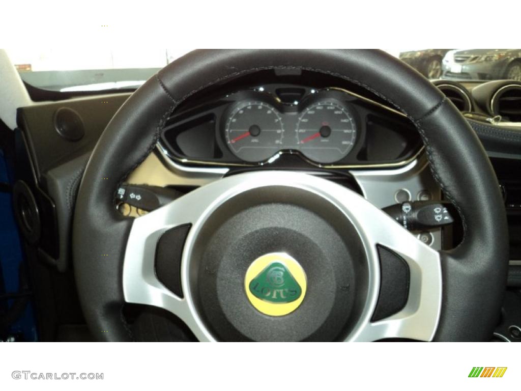 2011 Lotus Evora Coupe Charcoal Steering Wheel Photo #44938281