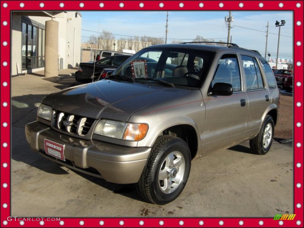 2001 Sportage EX 4x4 - Stone Beige / Brown photo #1