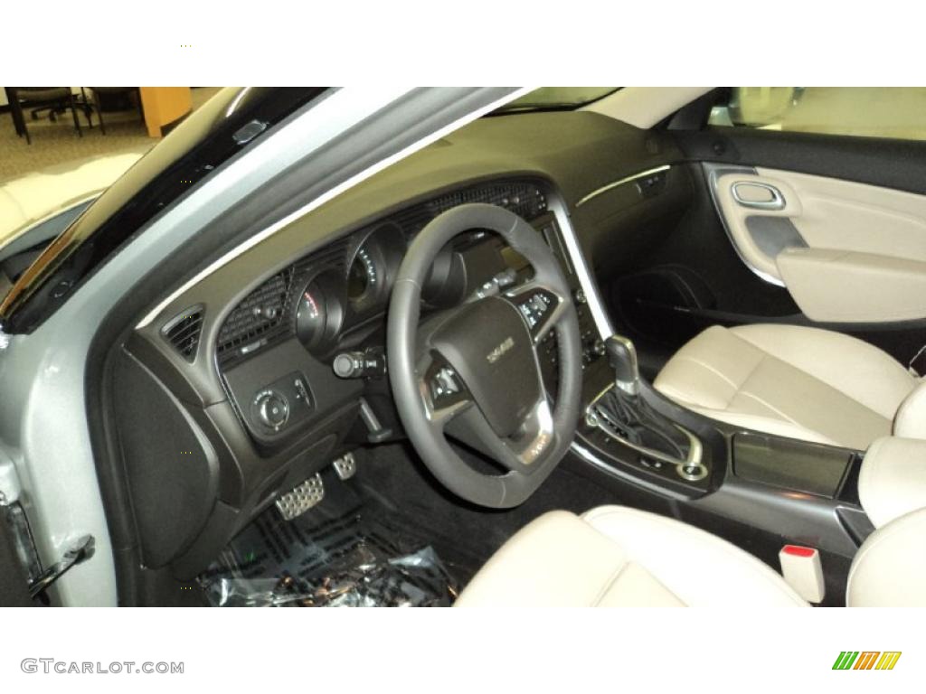 Light Neutral Interior 2010 Saab 9-5 Aero Sedan XWD Photo #44938653