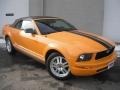 2007 Grabber Orange Ford Mustang V6 Premium Convertible  photo #2