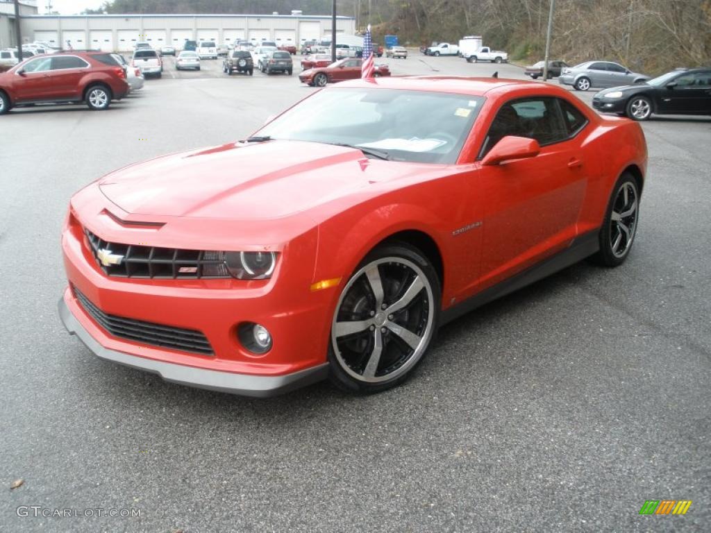 Victory Red 2010 Chevrolet Camaro SS/RS Coupe Exterior Photo #44940129