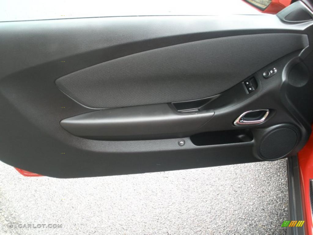 2010 Chevrolet Camaro SS/RS Coupe Black Door Panel Photo #44940245