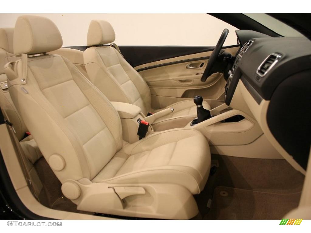 Cornsilk Beige Interior 2008 Volkswagen Eos 2.0T Photo #44940373