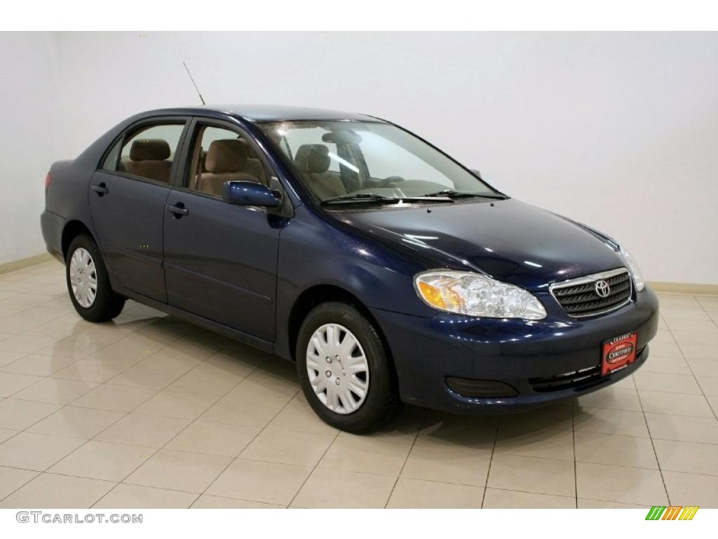 2006 Corolla LE - Indigo Ink Pearl / Beige photo #1