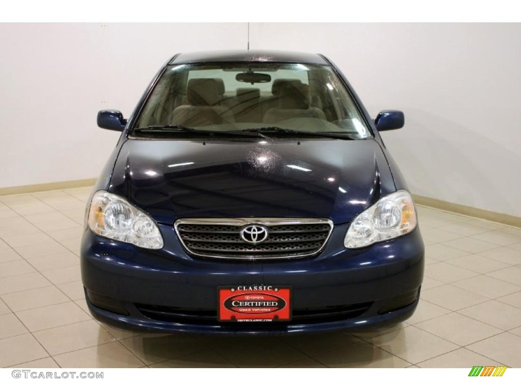 2006 Corolla LE - Indigo Ink Pearl / Beige photo #2