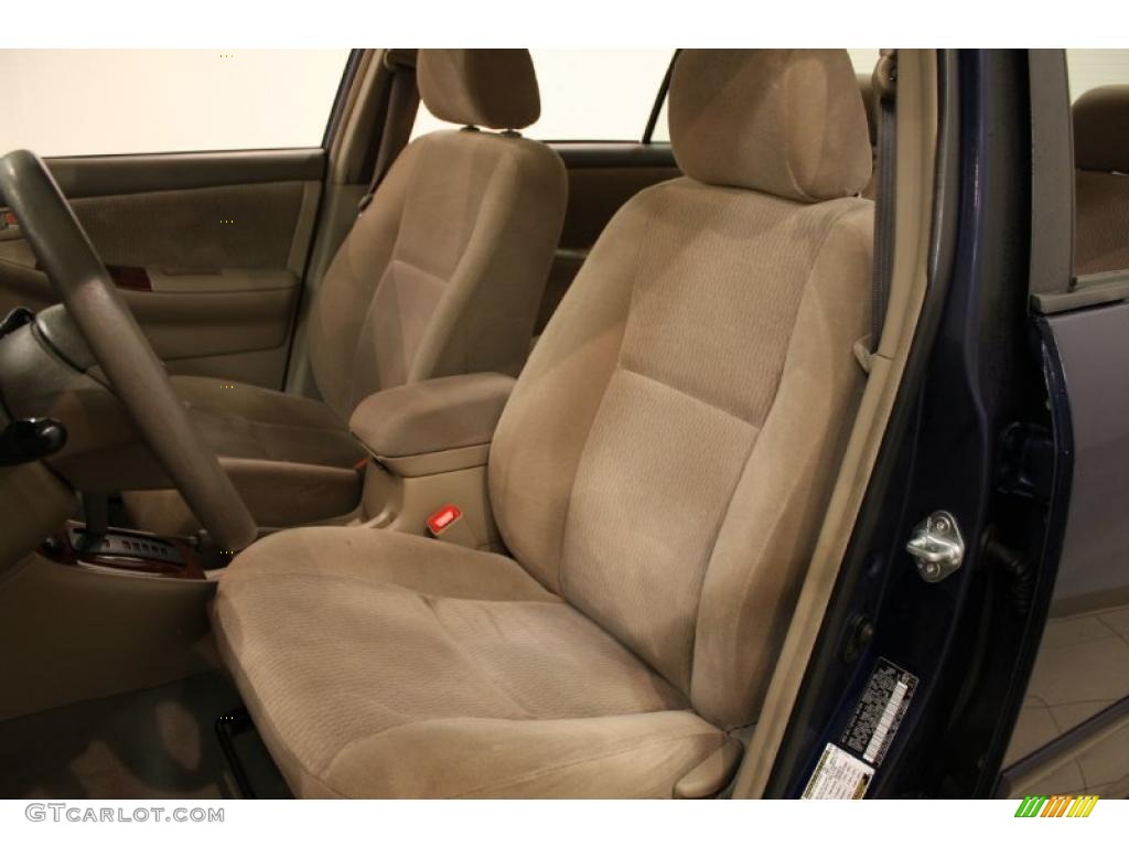 2006 Corolla LE - Indigo Ink Pearl / Beige photo #6