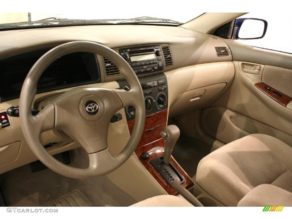 2006 Corolla LE - Indigo Ink Pearl / Beige photo #7